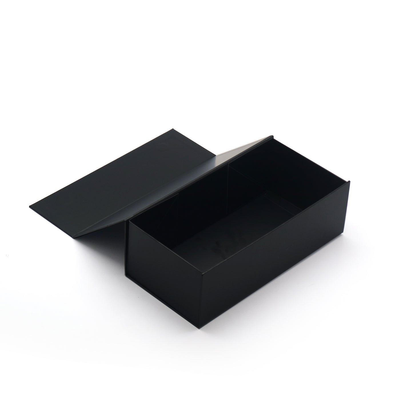 AVUX 12x6x4 inches (Pack of 4) Glossy Gift Box with Magnetic Lid- A Black Colored Magnetic, Durable and Reusable Gift Box Perfect for Christmas, Weddings, and Birthday Parties