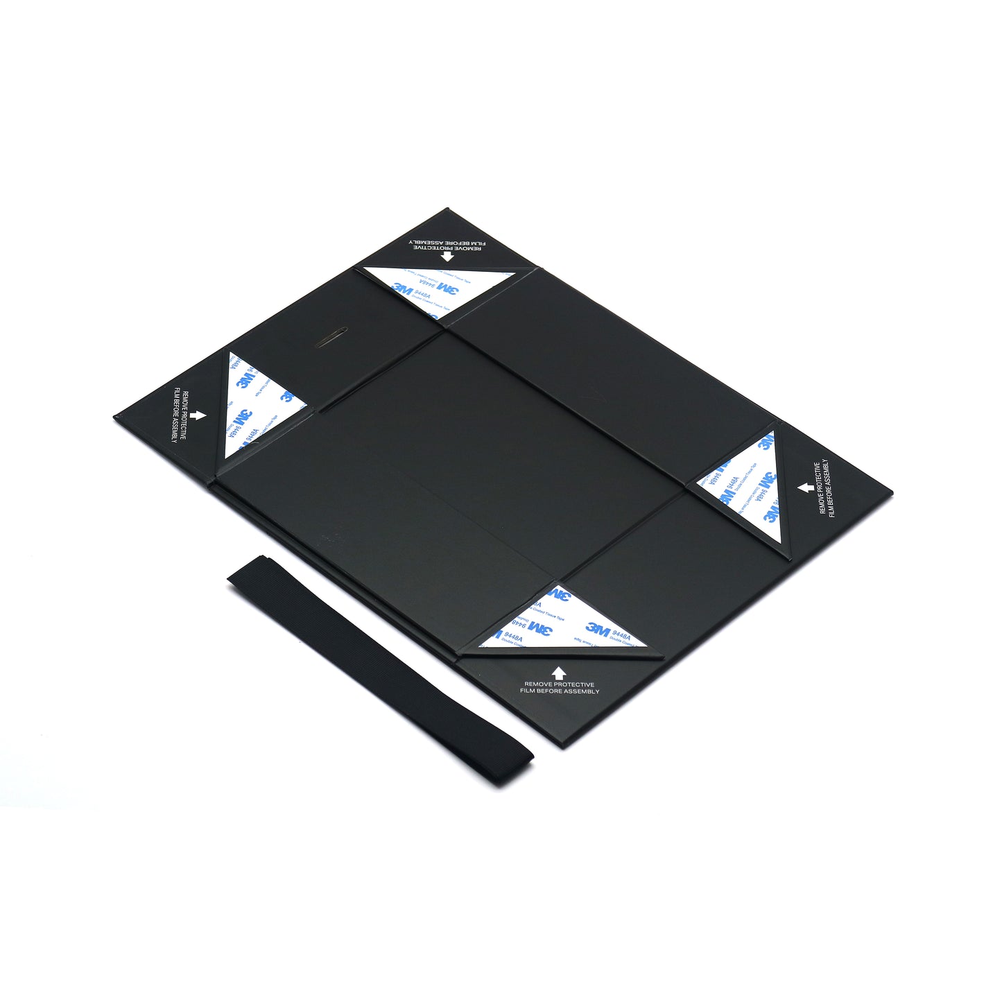 AVUX 10.5" Black Gift Box – Corner Protected, Magnetic Lid & Ribbon for Gifts