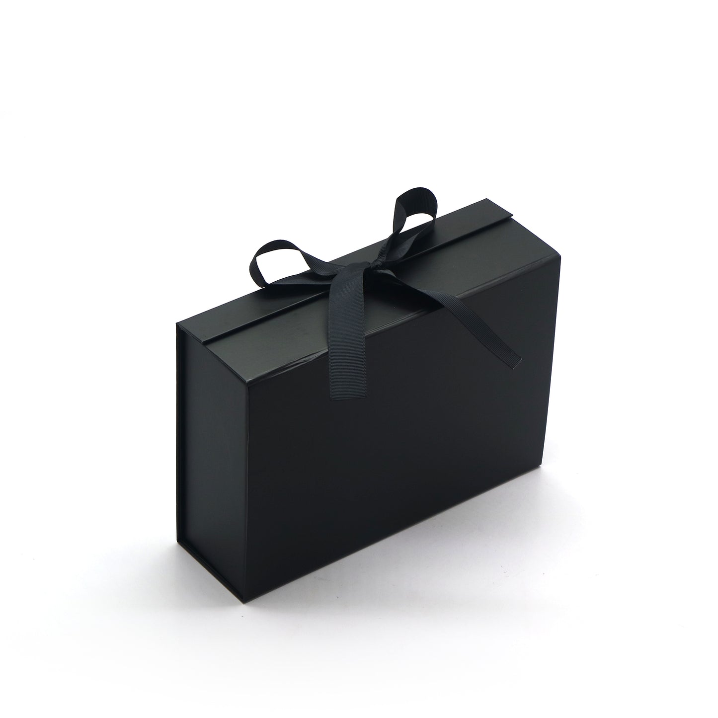 AVUX 10.5" Black Gift Box – Corner Protected, Magnetic Lid & Ribbon for Gifts