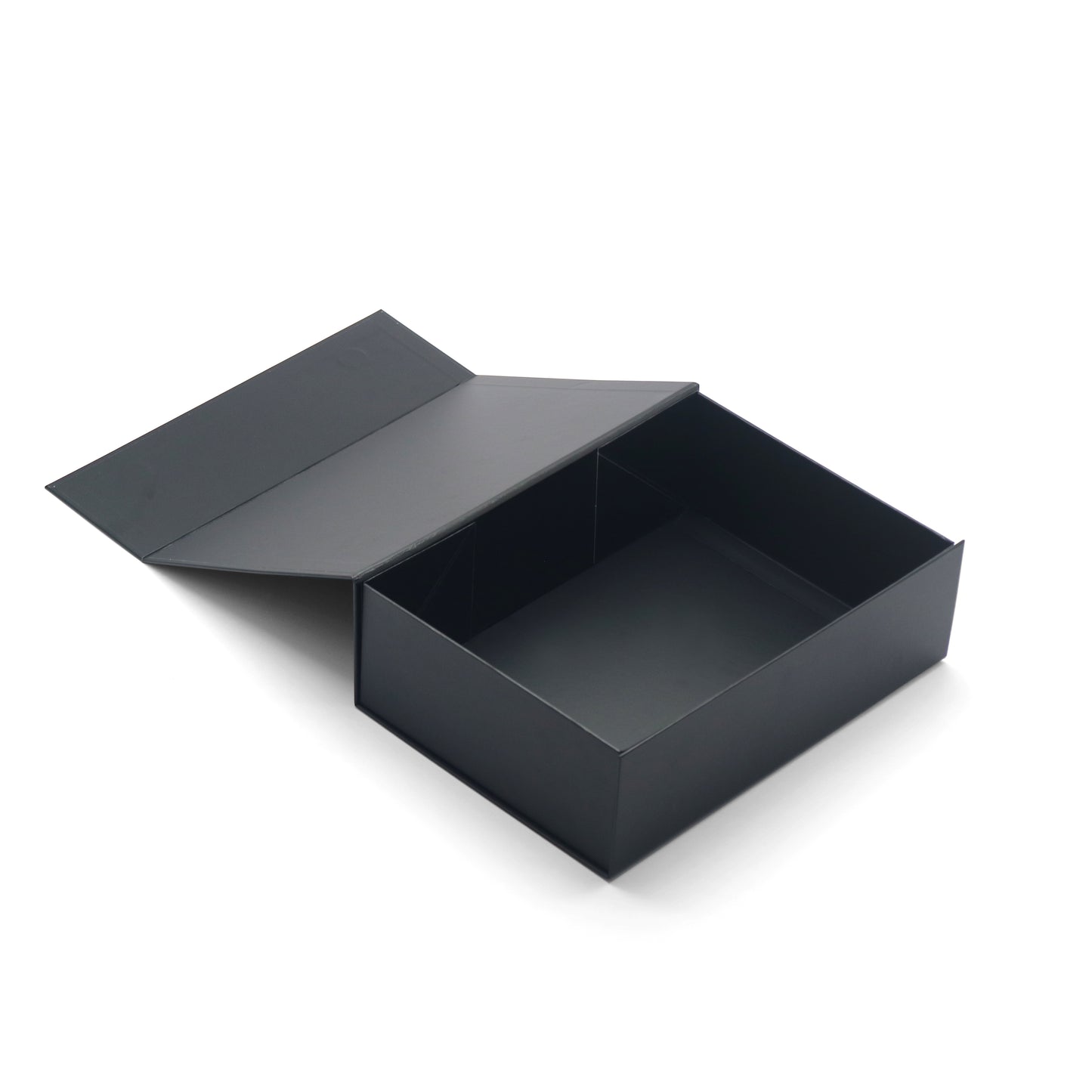 AVUX 11x8x3.5 inches (Pack of 4) Glossy Gift Box with Magnetic Lid- A Black Colored Magnetic, Durable and Reusable Gift Box Perfect for Christmas, Weddings, and Birthday Parties